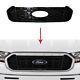 For 2019-2021 Ford Ranger Xl Xlt Black Grille Cover Overlay Front Grill Snap On