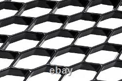 For Audi A4 B8 8K 07-12 radiator grille honeycomb grill without emblem black matte