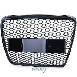For Audi A6 C6 4F from 2008-11 radiator grille sports grill honeycomb grille black gloss