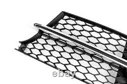For Audi TTS 11-14 honeycomb grille ventilation grille bumper grill black