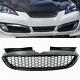 For Hyundai Genesis Coupe Car Front Mesh Grille Grill 2008-2012 Matte Blk Uk
