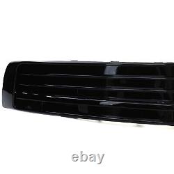 For VW T6 VI without ACC 15-19 radiator grille LEFT RIGHT MIDDLE black gloss
