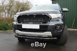 Ford Ranger Grille Upgrade T8 2019+ Wildtrak Ultimate Stealth Grill GLOSS BLACK