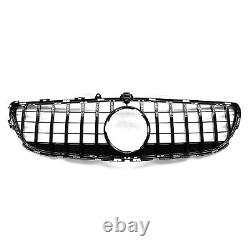 Front Bumper Grill GT Style For Mercedes Benz CLS Class W218 15-18 With Hole BLK