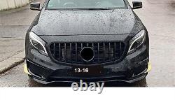 Front Bumper Grille For Benz GLA X156 GLA200 GLA250 GLA45 2014-2016 GTR BLK New