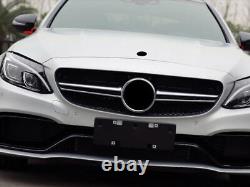 Front Bumper Grille For Mercedes Benz C Class W205 C200 C250 2014-2018 C63 BLK
