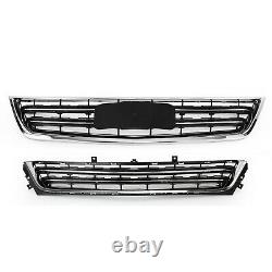 Front Bumper Grille Grill Fit Chevrolet Impala 2014-2020 Chrome Blk 23455348 A9