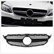 Front Bumper Grille Grill For Benz C Class W205 C200 C250 2014 2015-2018 C63 Blk