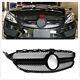 Front Bumper Grille Grill Mesh Amg Style For Benz C Class W205 2015-2018 Blk New