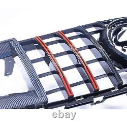 Front Bumper Grille WithRed Strip For Mercedes Benz GLC GLC300 X253 2020-2022 BLK