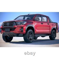 Front Grille Gloss Black For Toyota Hilux Revo Rocco Ute Pickup 2018-2020