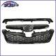 Front Upper Grille Assembly For Subaru Forester 2014-2018 Sti Style Black Grill