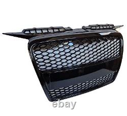 Front grill for Audi A3 8P 05-08 radiator grille honeycomb grill without emblem black