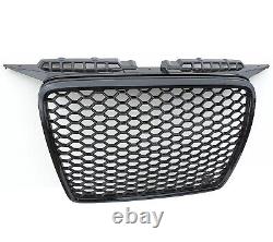 Front grill for Audi A3 8P radiator grille honeycomb grill without emblem black gloss