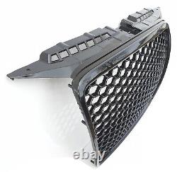 Front grill for Audi A3 8P radiator grille honeycomb grill without emblem black gloss