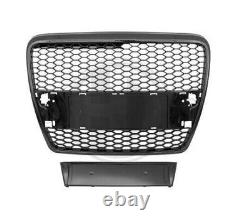 Front grill for Audi A6 4F 04-08 radiator grille honeycomb grill without emblem black