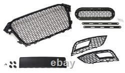 Front grill honeycomb grill emblem holder ventilation grille for Audi A4 B8 from 2011
