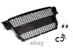 Front grill sport black with license plate holder for Audi A5 8T B8 2007-2011