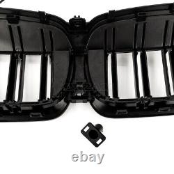 Front grille double bar performance black shiny LED for BMW 3 Series G20 G21