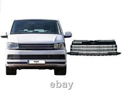 Front grille radiator grille without emblem black chrome strut VW T6 15-19 grill ABS