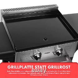 Gas Grill Deluxe Outdoor BBQ Experiences with Gas Grill Plate and Lid 4.8KW