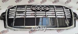 Genuine Audi Q7 4M facelift radiator grill chrome front grill 4M0853651AJ