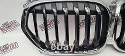 Genuine BMW X1 F48 LCI Facelift Grill Radiator Grill Front Grill Chrome Black