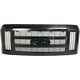 Grille Assembly For 2008-10 Ford F-250 Super Duty Xlt Blk Withtxtrd Drk Gray Insrt
