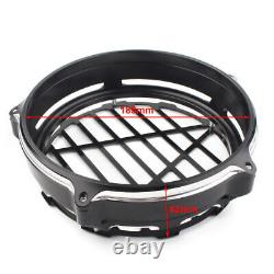 Headlight Guard Bezel Trim Ring Headlamp Grille Cover for BMW R Nine T 14-19 BLK