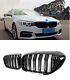 High Gloss Black Black Kidneys Sport Double Grill Decorative Grille For Bmw 5 Series G30 G31