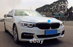 High gloss black black kidneys sport double grill decorative grille for BMW 5 Series G30 G31