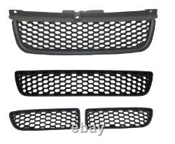 Honeycomb grill honeycombs ventilation grille for bumper black for VW Bora 1998-2005