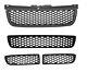 Honeycomb Grill Honeycombs Ventilation Grille For Bumper Black For Vw Bora 1998-2005