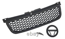 Honeycomb grill honeycombs ventilation grille for bumper black for VW Bora 1998-2005