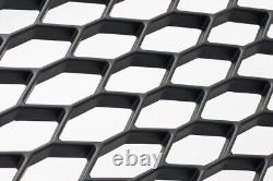 Honeycomb grill radiator grill black silver emblem holder for Audi A4 B7 04-09