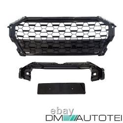 Honeycomb grill radiator grille black gloss grid for Audi Q3 F3 from 2018 except RSQ3