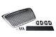Honeycomb Grill Radiator Grille Front Grill Black Silver Fits Audi A4 B7-09