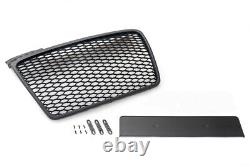 Honeycomb grill radiator grille front grill emblem holder fits Audi A4 B7 04-09