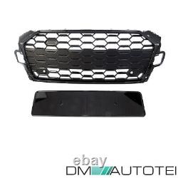 Honeycomb grill wide radiator grille black for Audi A5 F5 facelift from 2019 not RS5