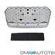 Honeycomb Grille Radiator Grille Black Chrome Fits Audi A7 4g C7 From 14-18 Not Rs7