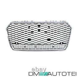Honeycomb grille radiator grille black chrome fits Audi A7 4G C7 from 14-18 not RS7