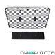 Honeycomb Grille Radiator Grille Black Chrome Grille For Audi A7 C7 2010-2014 Not Rs7