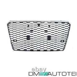 Honeycomb grille radiator grille black chrome grille for Audi A7 C7 2010-2014 not RS7