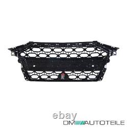 Honeycomb grille radiator grille black gloss + accessories for Audi A3 8Y not RS3