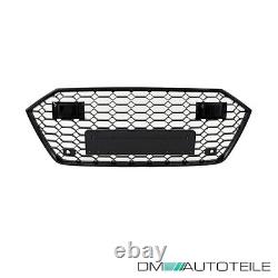 Honeycomb grille radiator grille black gloss fits Audi A7 C8 from 2018 no RS7