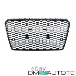 Honeycomb grille radiator grille black gloss grid for Audi A7 C7 2010-2014 not RS7