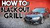 How To Black Out Your Grill Quick U0026 Easy Subaru Legacy Gt Build Episode 1