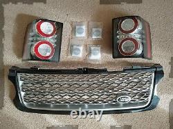L322 Range Rover 2010-12 Westminster Blk LED rear lights, Front grille, hub caps