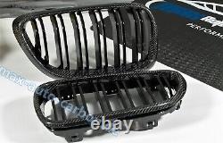 MAX CARBON front grill kidneys radiator grille fits BMW F22 F23 M2 F87 M240i