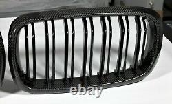 MAX CAR CARBON front grill kidneys radiator grille for BMW X5 X6 F15 F16 F85 F86